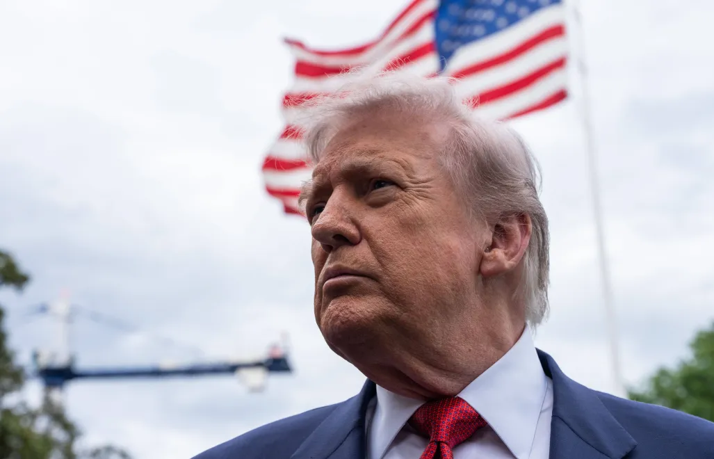 Дональд Трамп. Fot. PAP/EPA/Aaron Schwartz / POOL