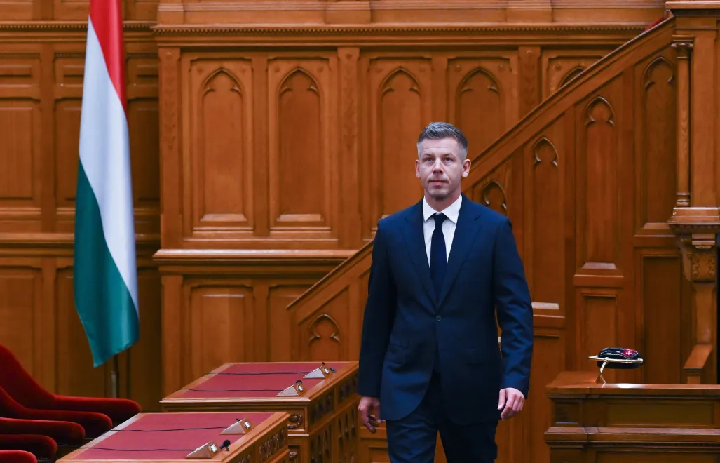 Peter Magyar, fot. PAP/EPA/MTI/Tibor Illyes