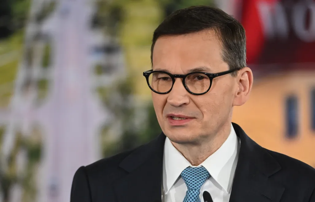Były premier, wiceprezes PiS Mateusz Morawiecki. Fot. PAP/	Wojtek Jargiło