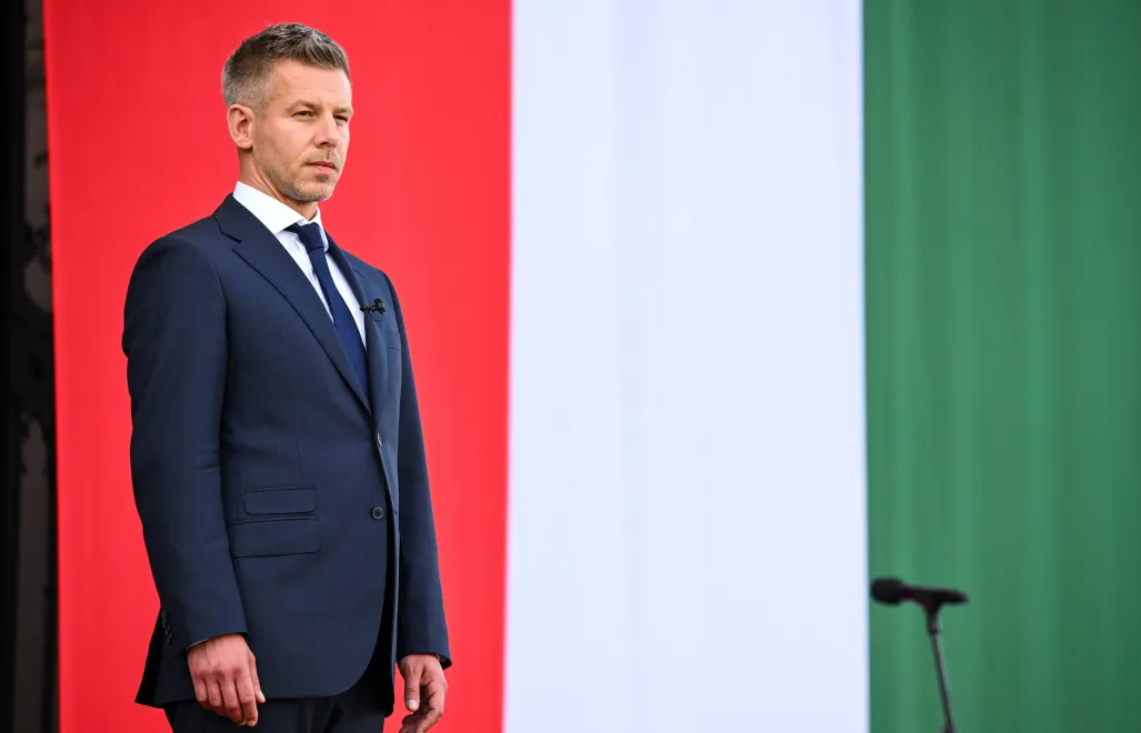 Premier Węgier Peter Magyar. Fot. PAP/EPA/Tamas Purger