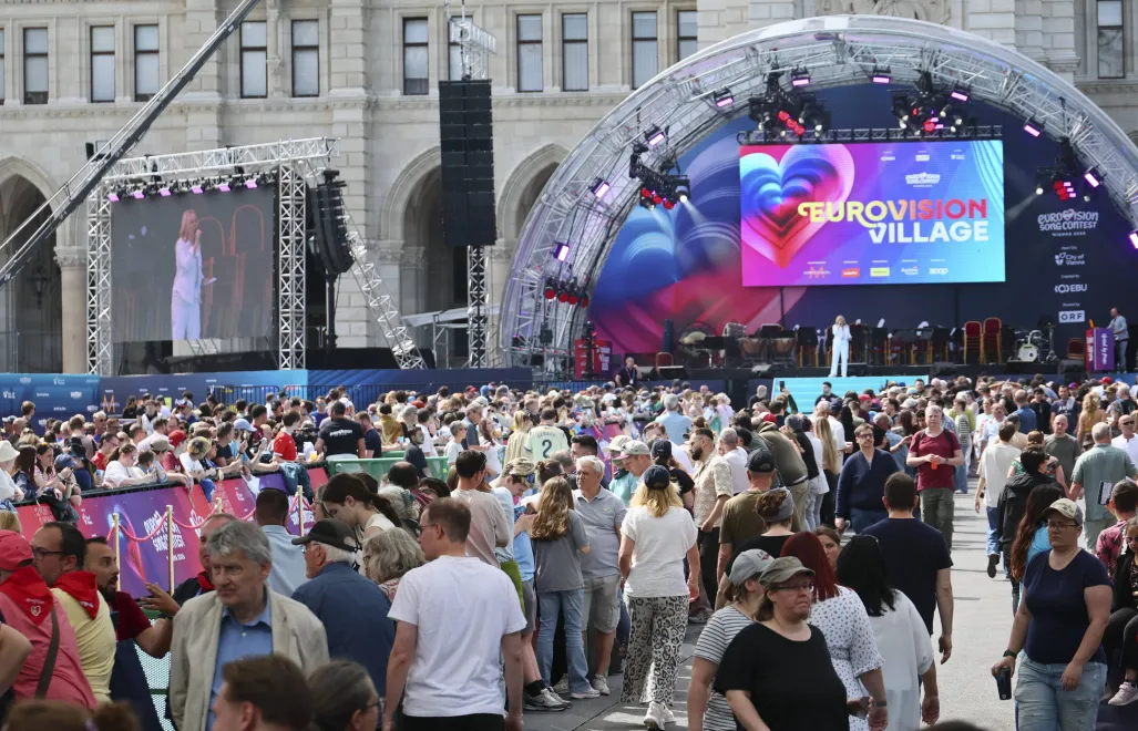 Konkurs piosenki Eurowizji w Wiedniu. Fot. PAP/EPA/HANNIBAL HANSCHKE