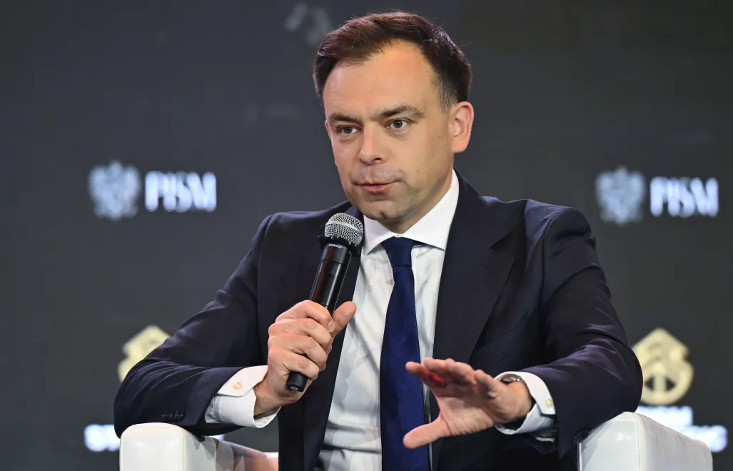 Minister finansów i gospodarki Andrzej Domański. Fot. PAP/Radek Pietruszka