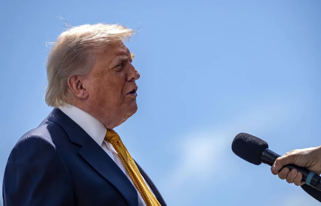Дональд Трамп. Fot. PAP/EPA/BONNIE CASH / POOL