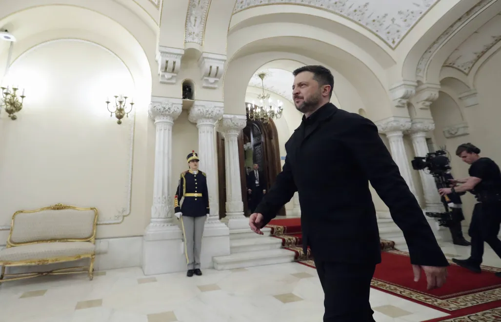 Володимир Зеленський. Fot. PAP/EPA/ROBERT GHEMENT