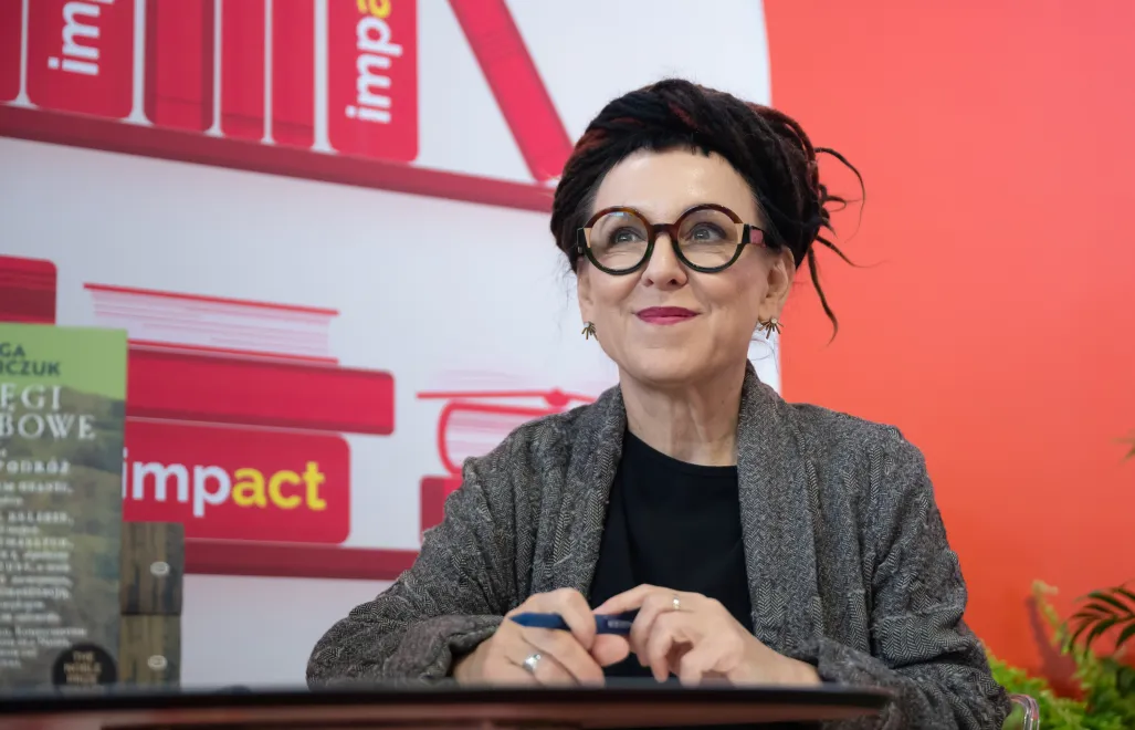 Olga Tokarczuk. Fot. PAP/Jakub Kaczmarczyk