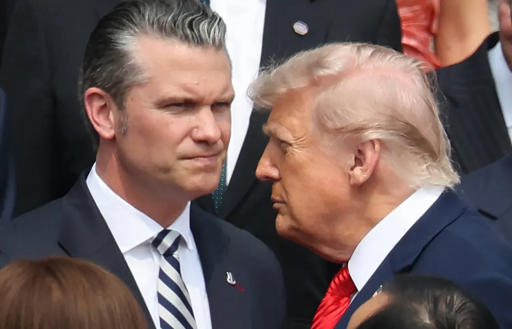  „WSJ”: Trump powiedział szefowi Pentagonu, że nie powinien źle traktować Polski. Fot. PAP/EPA/	MAXIM SHEMETOV / POOL