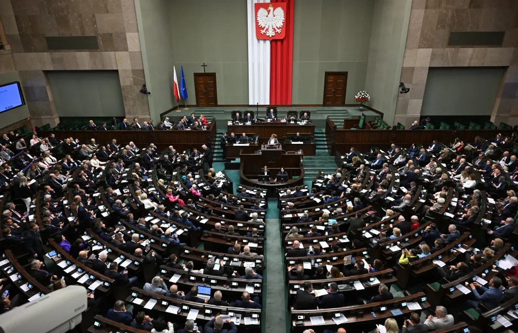 Sejm, sala plenarna. Fot. PAP/Radek Pietruszka