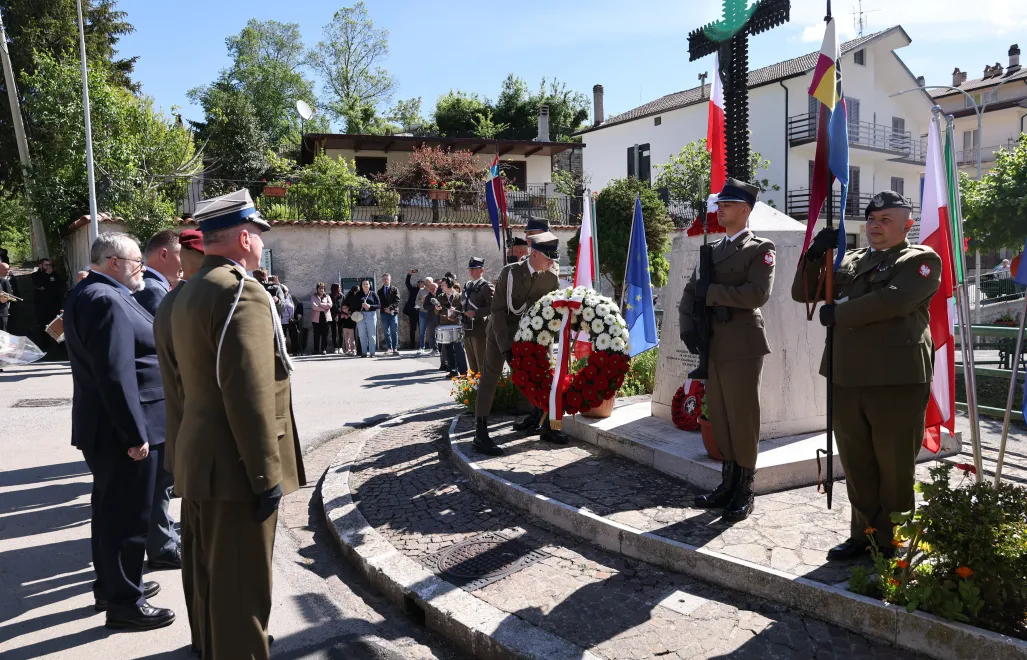 Obchody 82. rocznicy bitwy o Monte Cassino. Fot. PAP/Albert Zawada