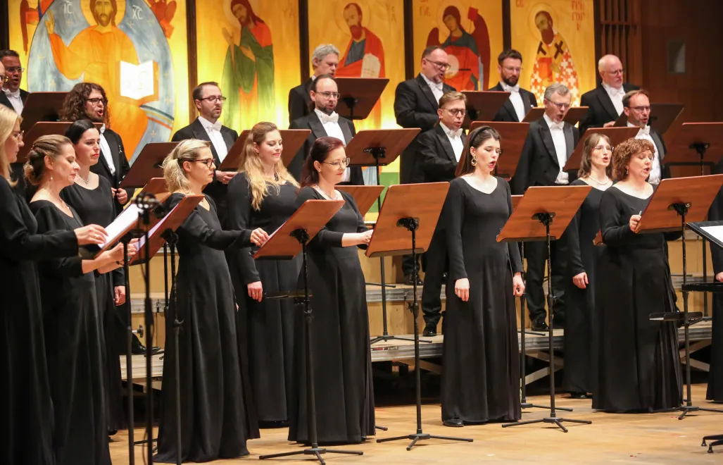 Hajnówka 2026. Występ warszawskiego Chóru Filharmonii Narodowej Fot. PAP/Artur Reszko