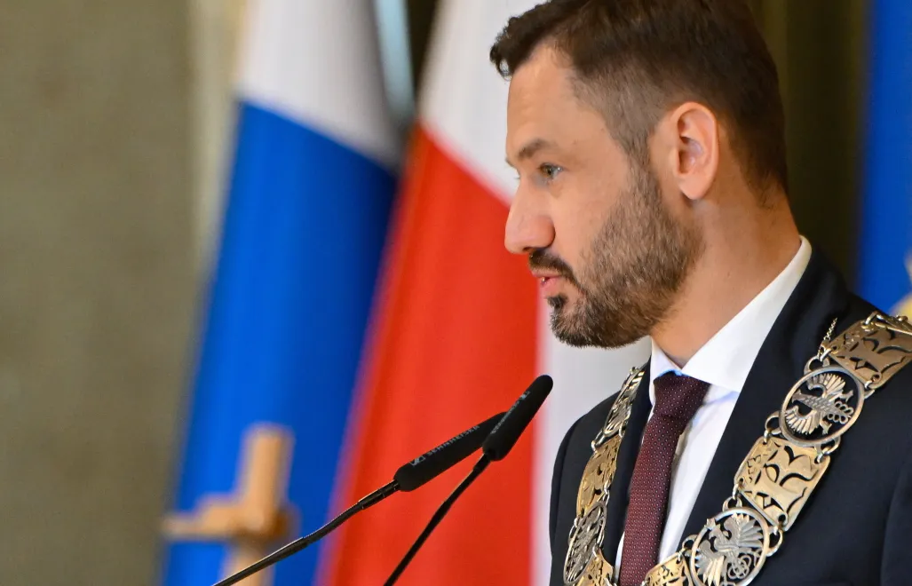 Prezydent Krakowa Aleksander Miszalski, fot. PAP/Art Service