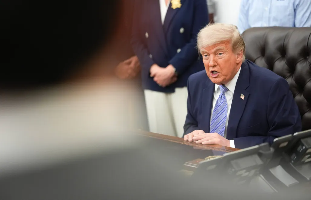 Дональд Трамп. Fot. PAP/EPA/AL DRAGO / POOL