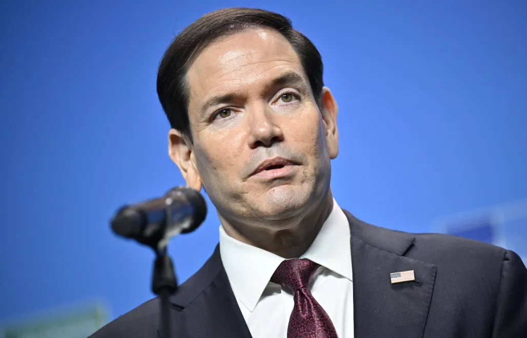 Marco Rubio Fot. PAP/EPA/JOHAN NILSSON/TT