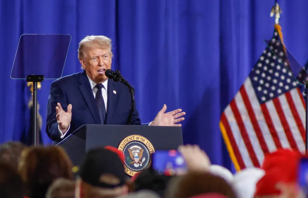Президент США Дональд Трамп. Fot. PAP/EPA/KENA BETANCUR