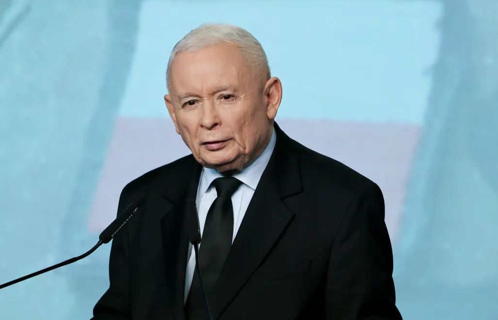 Prezes PiS Jarosław Kaczyński. Fot. PAP/Albert Zawada