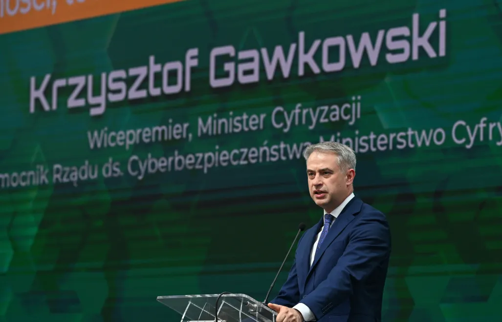 Министр цифровизации Кшиштоф Гавковский. Fot. PAP/Darek Delmanowicz