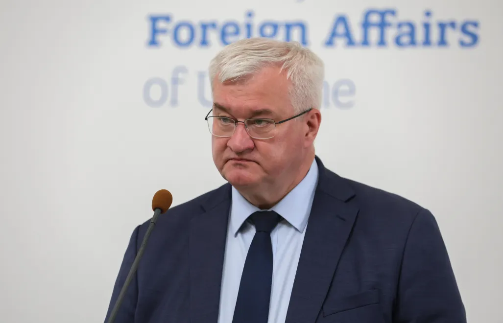 Szef MSZ Ukrainy Ukrainy Andrij Sybiha. Fot. PAP/Victor Kovalchuk