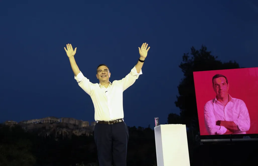 Były premier Grecji Aleksis Cipras, fot. PAP/EPA/ANA-MPA/YANNIS KOLESIDIS