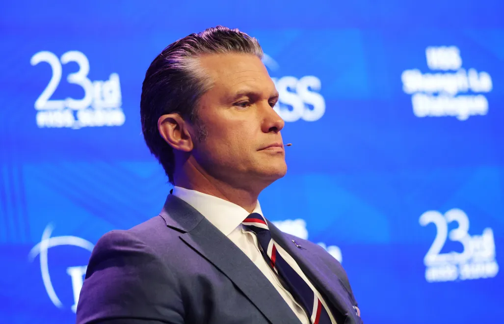 Szef Pentagonu Pete Hegseth. Fot. PAP/EPA/HOW HWEE YOUNG