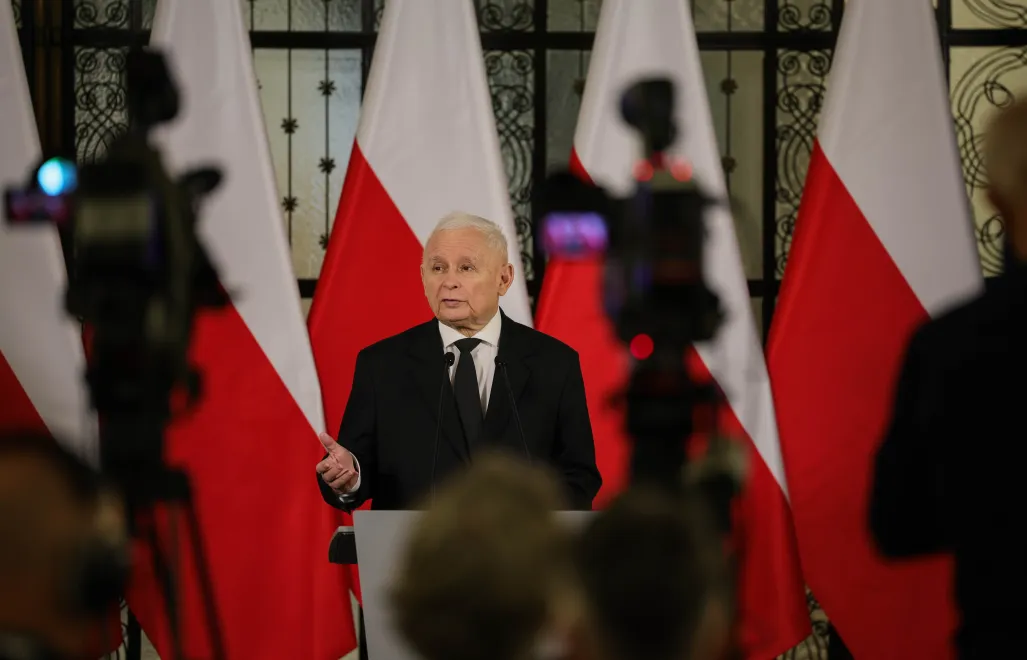 Prezes PiS Jarosław Kaczyński. Fot. PAP/Leszek Szymański