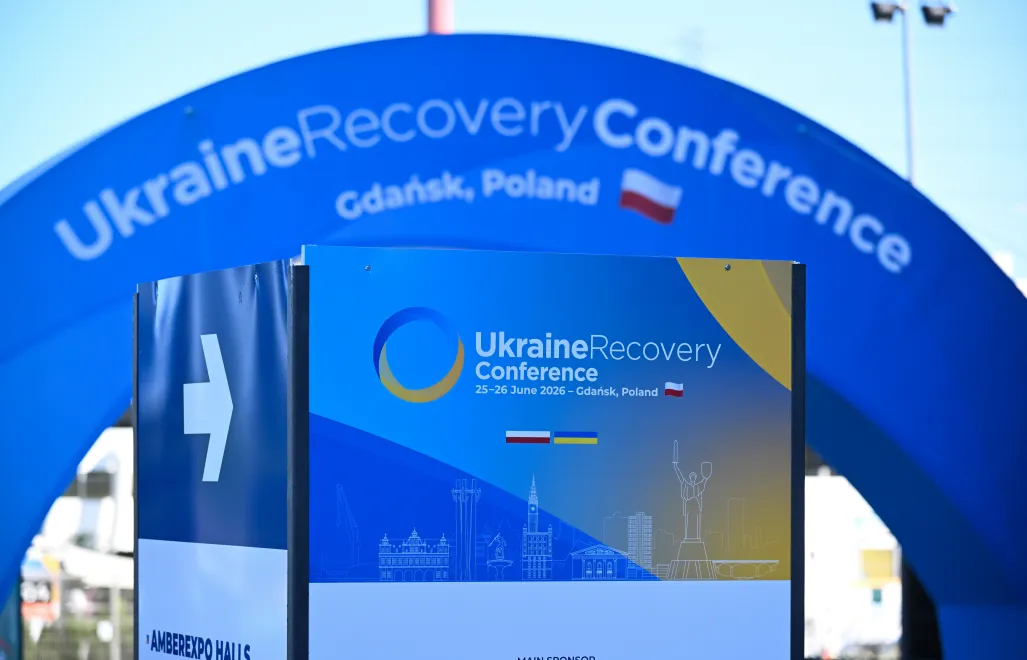 Konferencja na rzecz Odbudowy Ukrainy 2026 w Gdańsku. Fot. PAP/Andrzej Jackowski