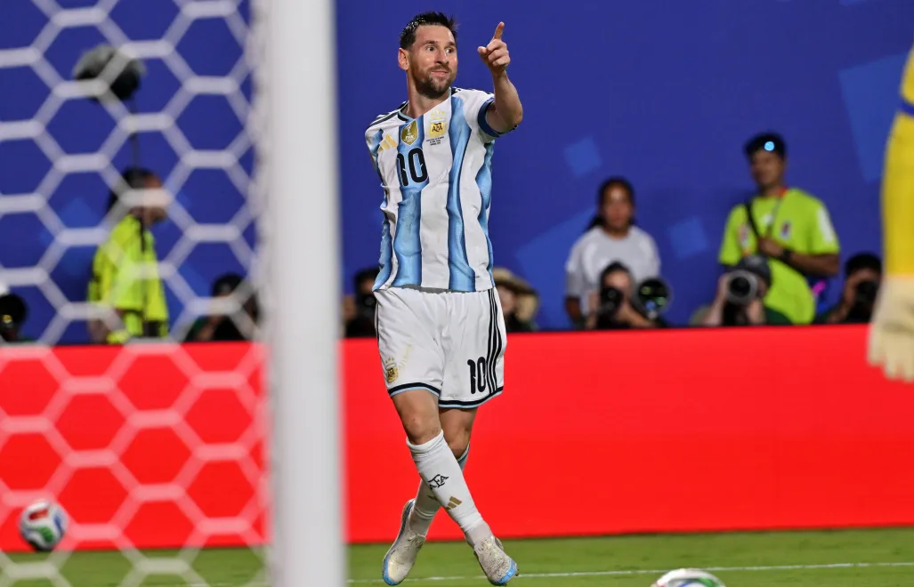 Lionel Messi. Fot. PAP/EPA/AMY KONTRAS