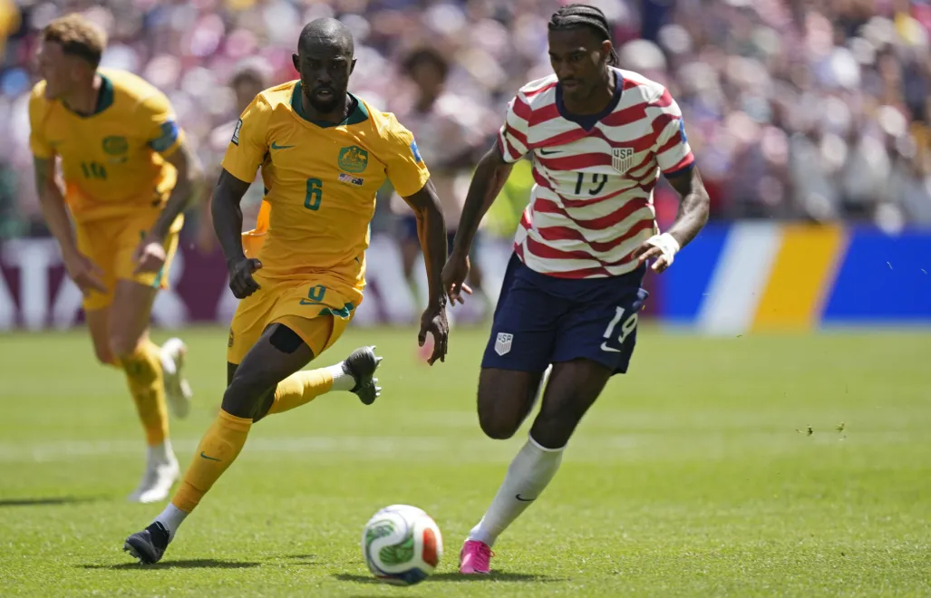 Mecz USA-Australia Fot. PAP/EPA/STEPHAN BRASHEAR