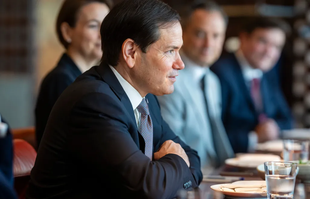 Marco Rubio Fot. PAP/EPA/THE UAE PRESIDENTIAL COURT / HANDOUT