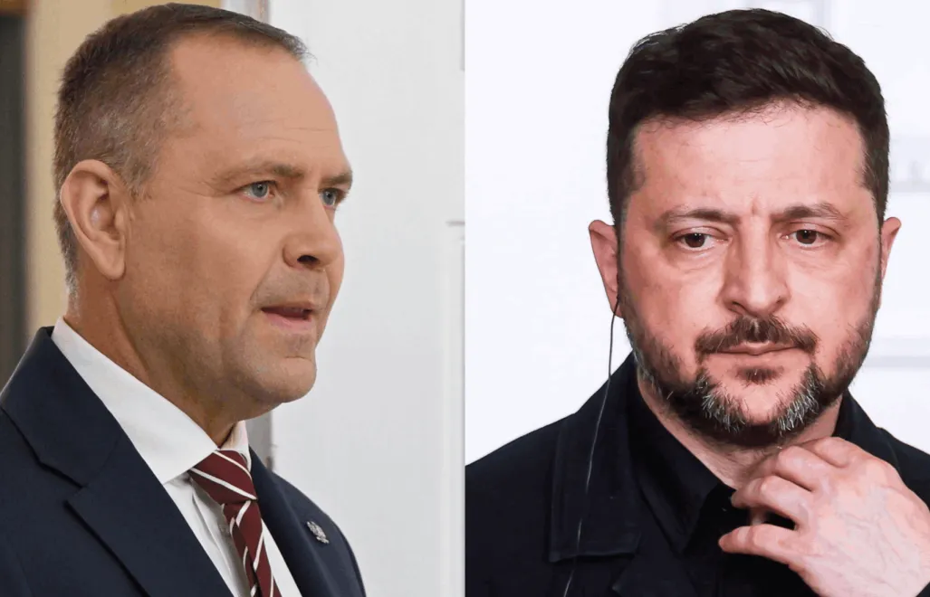 Prezydent Karol Nawrocki i prezydent Ukrainy Wołodymyr Zełenski. Fot. PAP/Marcin Obara/EPA/ANGELO CARCONI
