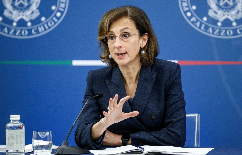 Marta Cartabia. Fot. PAP/	ANSA/LAPRESSSE POOL
