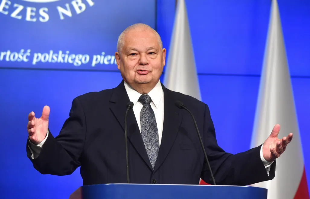 Prezes Narodowego Banku Polskiego Adam Glapiński. Fot. PAP/Radek Pietruszka