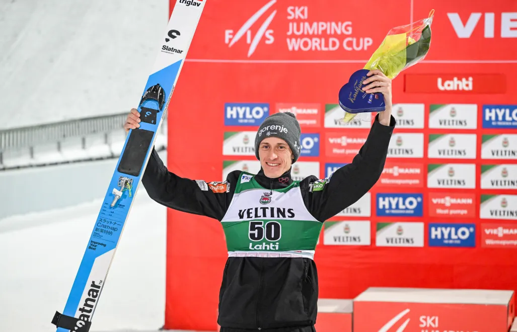 Peter Prevc, fot. PAP/EPA/KIMMO BRANDT