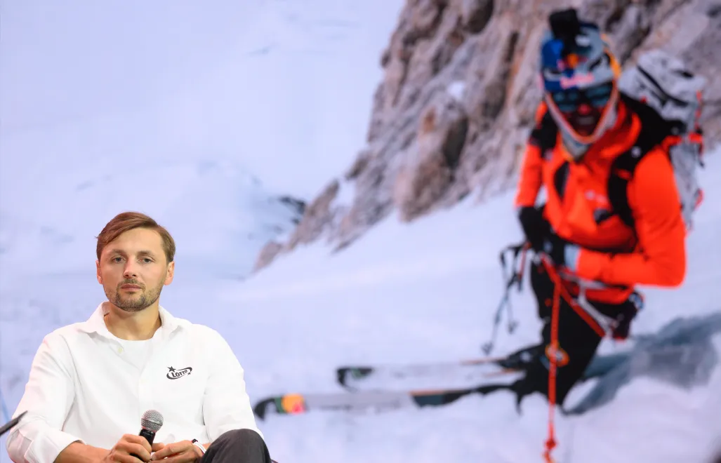 Skialpinista Andrzej Bargiel, fot. PAP/EPA/ Jakub Kaczmarczyk