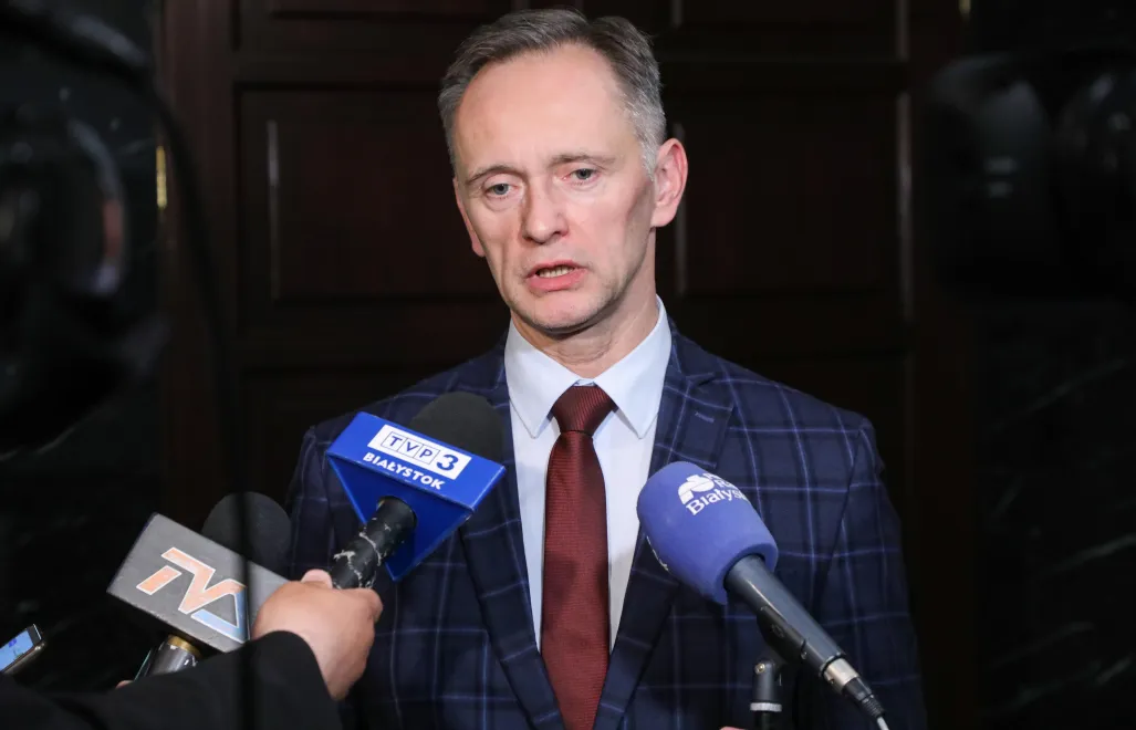 Rzecznik Prokuratury Okręgowej w Suwałkach Wojciech Piktel. Fot. PAP/Artur Reszko