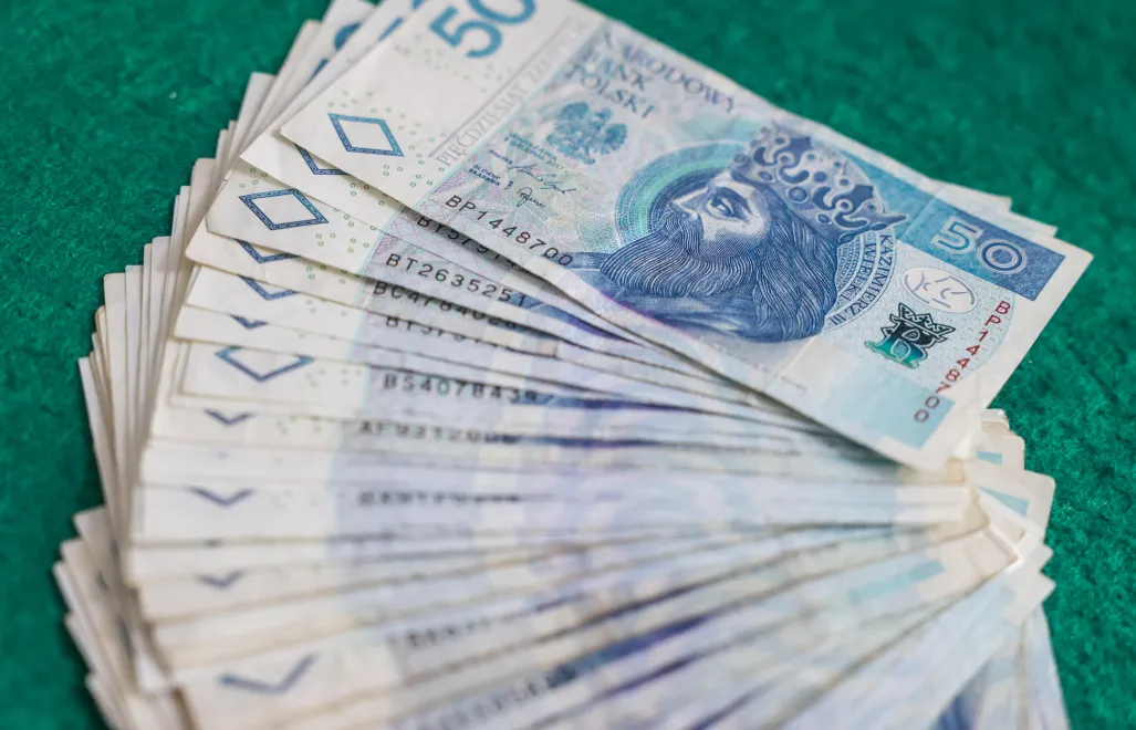 Banknoty Fot. PAP/Szymon Pulcyn