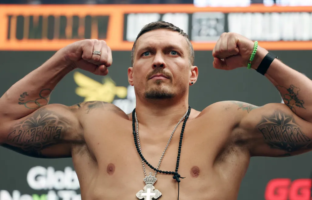 Ołeksandr Usyk. Fot. EPA/ANDY RAIN