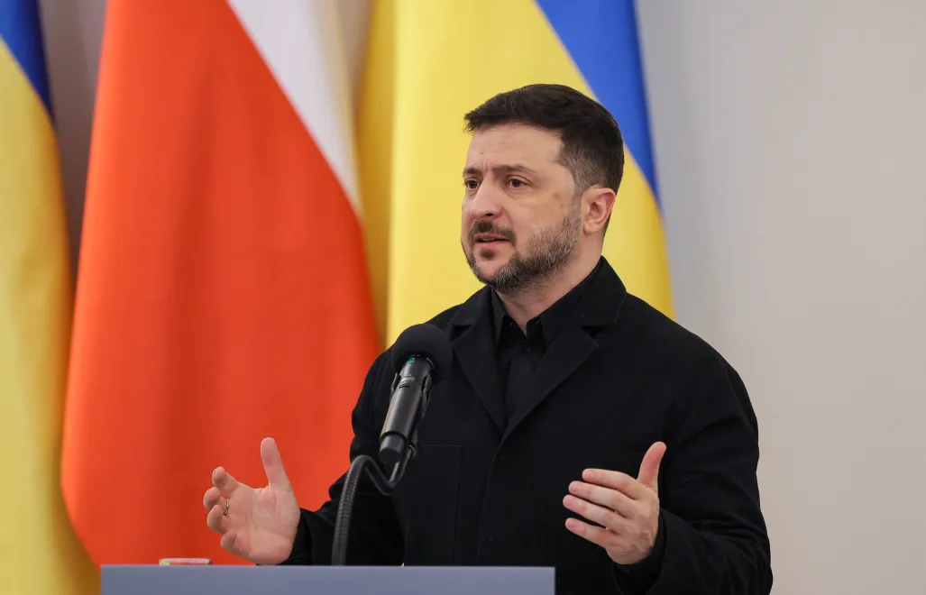 Володимир Зеленський. Fot. PAP/Paweł Supernak