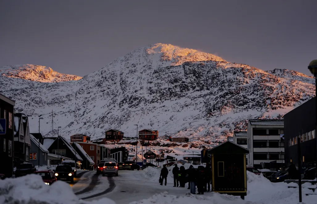 Nuuk, stolica Grenlandii. Fot. PAP/EPA/MADS CLAUS RASMUSSEN