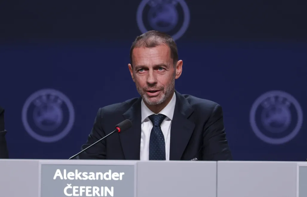 Aleksander Čeferin. Fot. EPA/CHRISTOPHER NEUNDORF