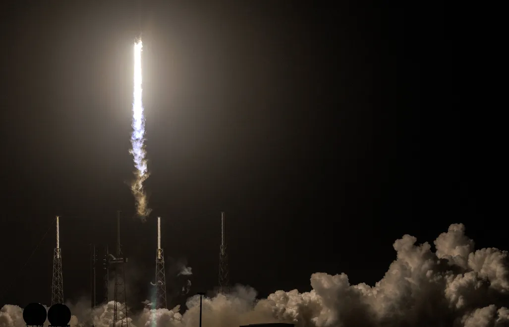 Rakieta Falcon 9, zdj. ilustracyjne Fot. PAP/EPA/CRISTOBAL HERRERA-ULASHKEVICH
