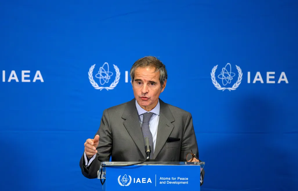 Rafael Grossi. Fot. PAP/EPA/MAX SLOVENCIK