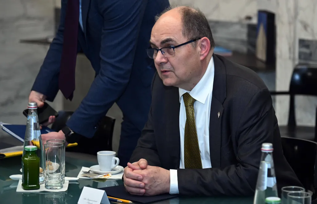 Dotychczasowy Wysoki Przedstawiciel wspólnoty międzynarodowej w Bośni i Hercegowinie, Christian SchmidtFot. PAP/EPA/FABIO CIMAGLIA 