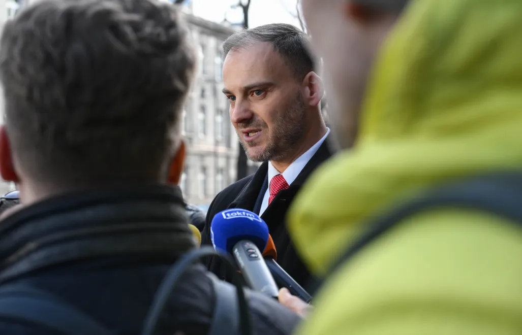 Rzecznik MSZ Maciej Wewiór. Fot. PAP/	Radek Pietruszka