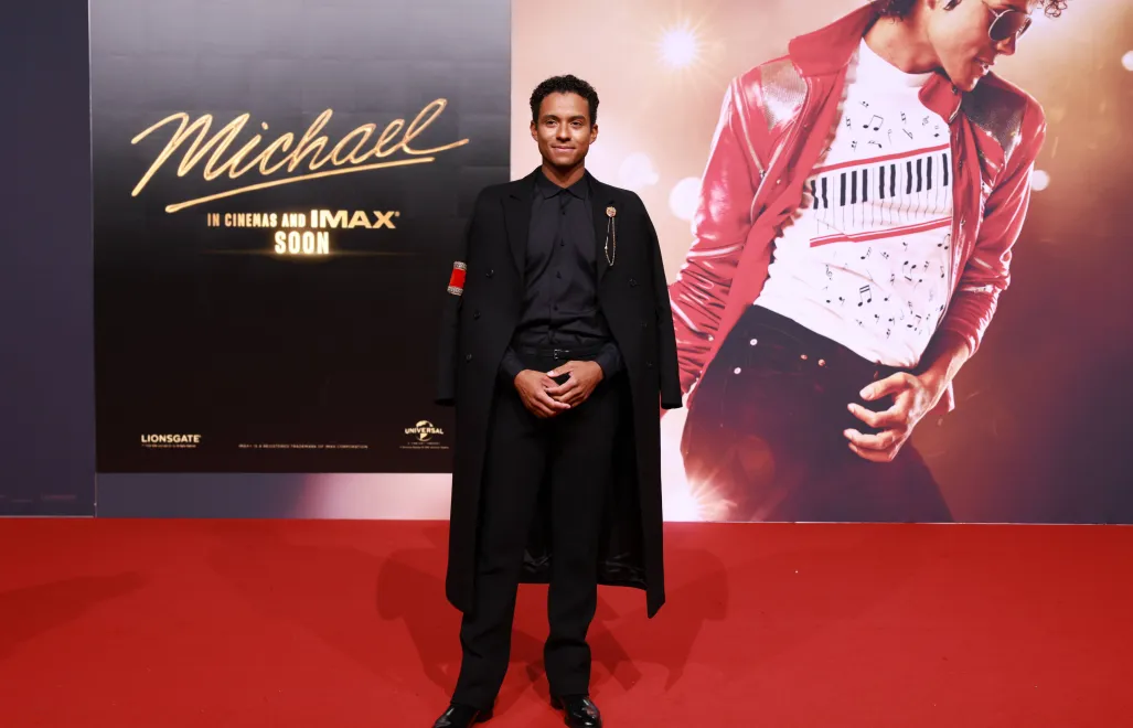 Odtwórca głównej roli Jaafar Jackson. Fot. PAP/EPA/CLEMENS BILAN