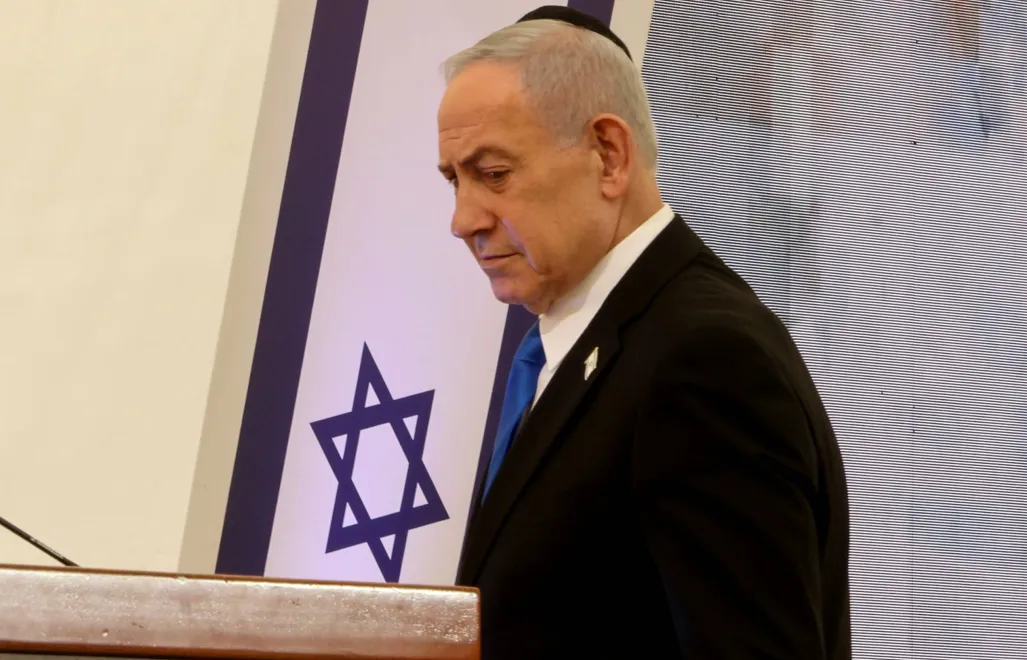 Benjamin Netanjahu Fot. PAP/EPA/MARC ISRAEL SELLEM