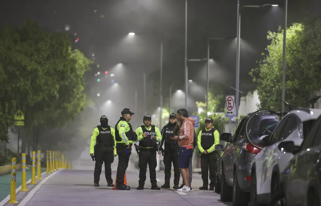 Policja w Ekwadorze, zdjęcie ilustracyjne, fot. PAP/EPA/EFE/JOSE JACOME