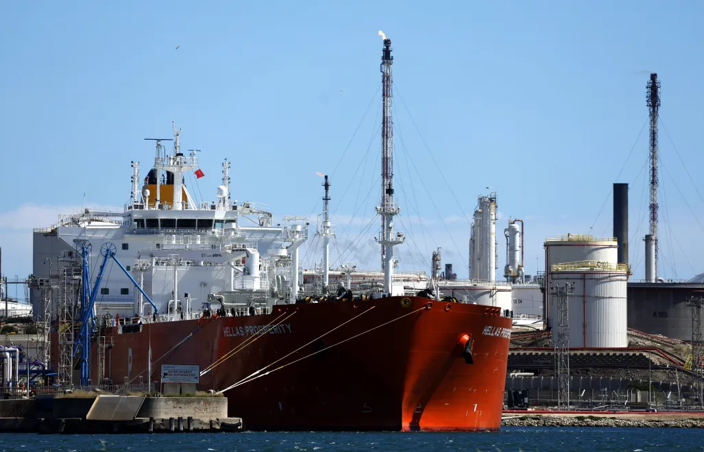 Нефтяной танкер. Фотоиллюстрация. Fot. PAP/EPA/Guillaume Horcahuelo