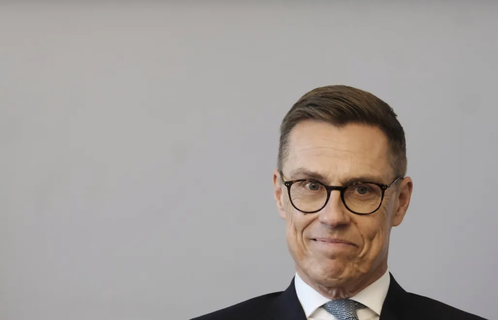 Президент Фінляндії Александер Стубб. Fot. PAP/EPA/VALDA KALNINA