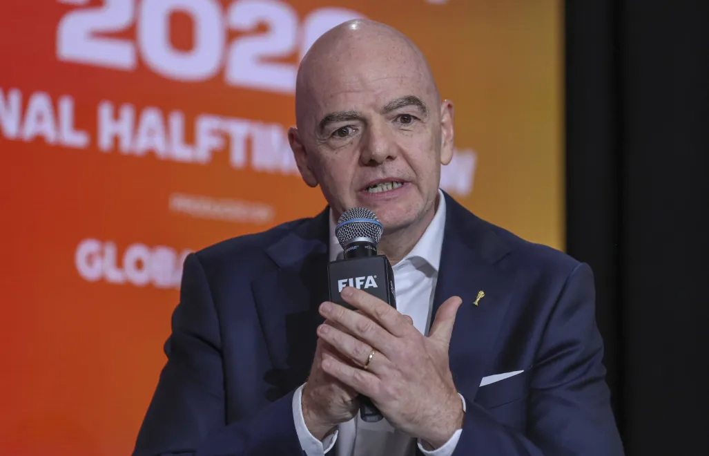 Szef FIFA Gianni Infantino. Fot. PAP/EPA/SARAH YENESEL