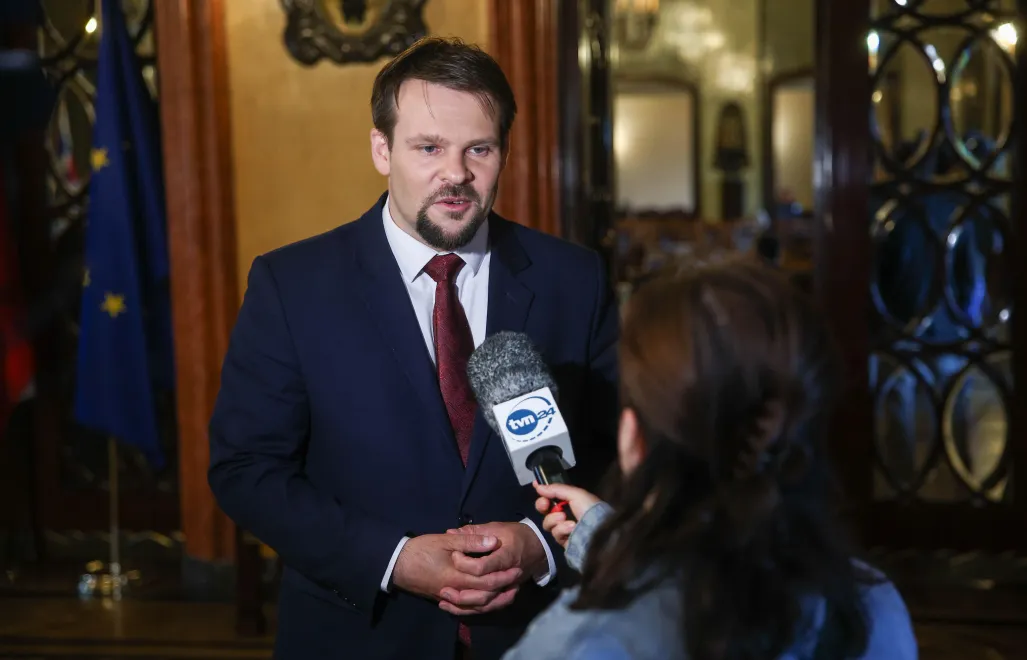 Michał Drewnicki. Fot. PAP/Łukasz Gągulski