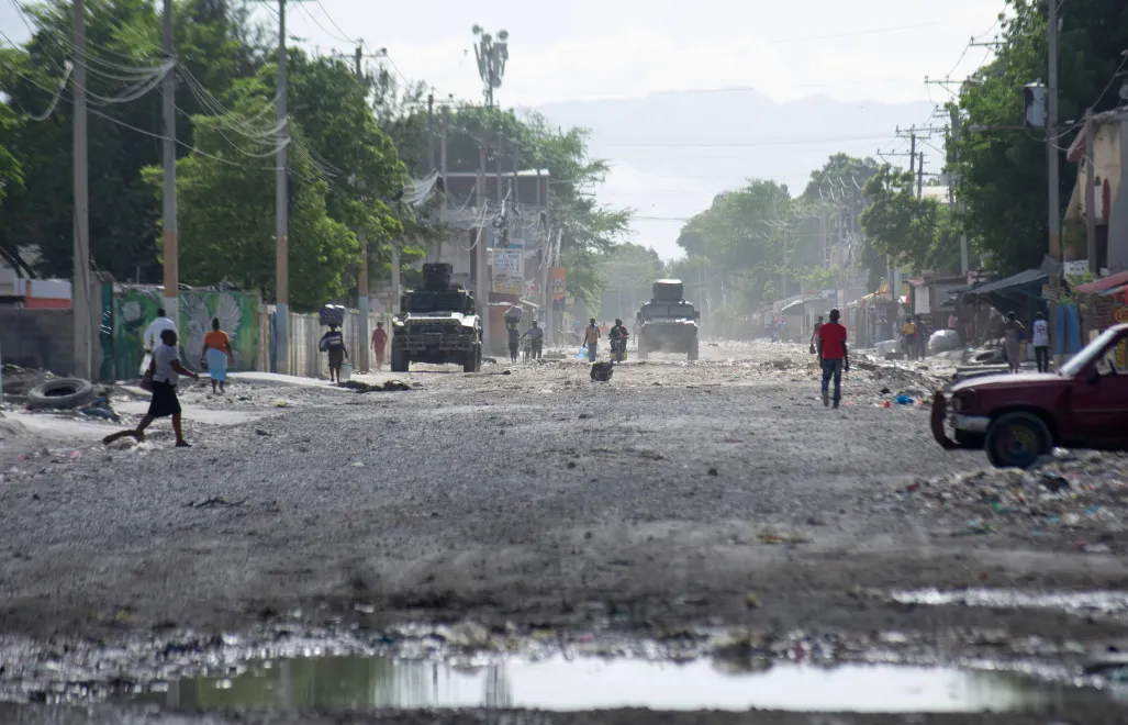Ulice Port-au-Prince, fot. PAP/EPA/EFE/Jonet St Elois